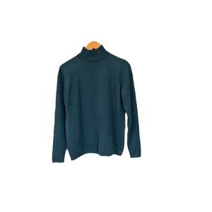 Vintage Country Shop Cashmeres Blue‎ Turtleneck Sweater Women's Size large